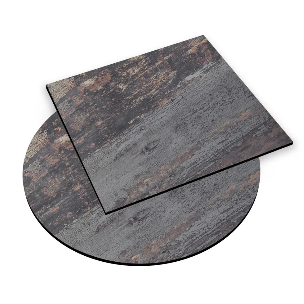 TB CHARCOAL PAINTED METAL design Tabletop