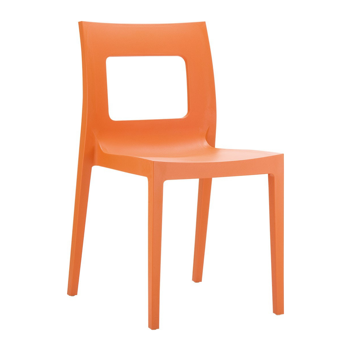ST LUCCA Orange design Plastic outdoor chair