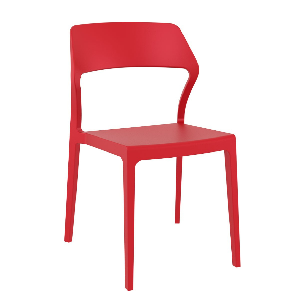 ST SNOW Red design Plastic outdoor chair