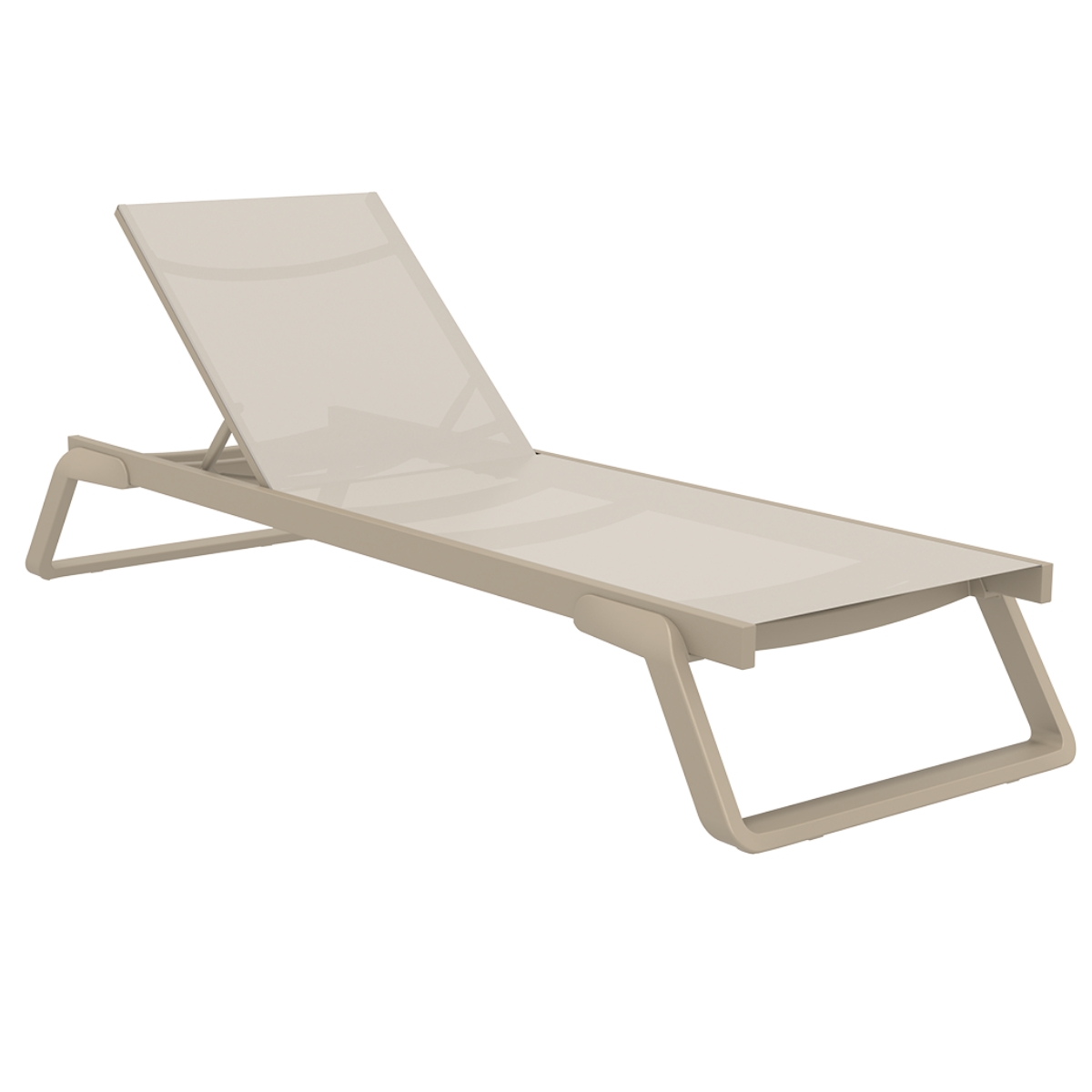 ST TROPIC Taupe design Sunbed/Lounger