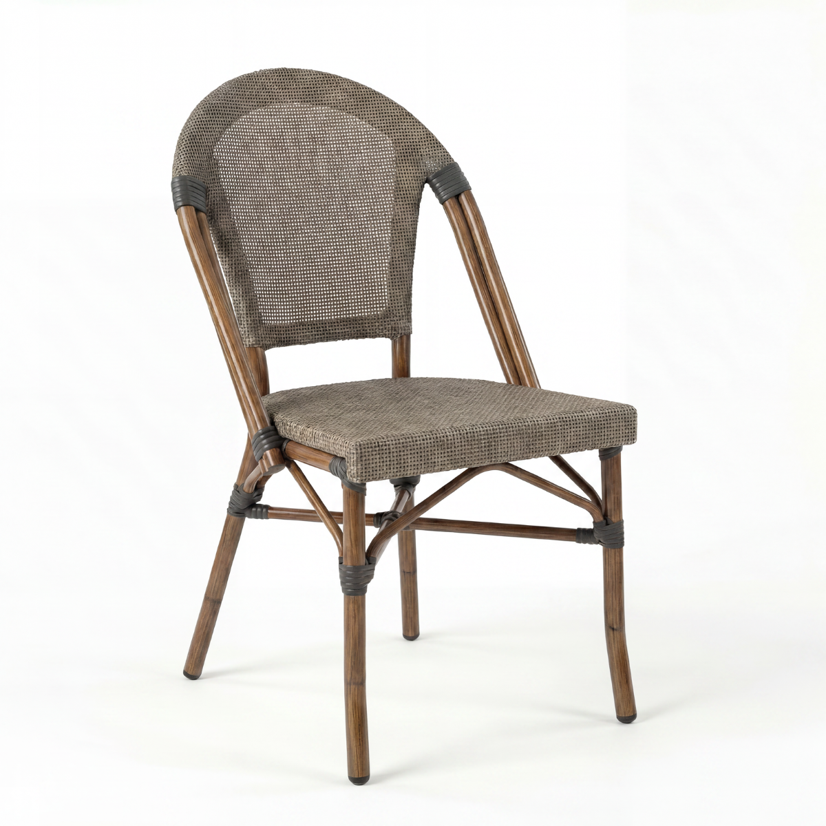 DL PARIS C Brown design, classic Tessil insert outdoor chair
