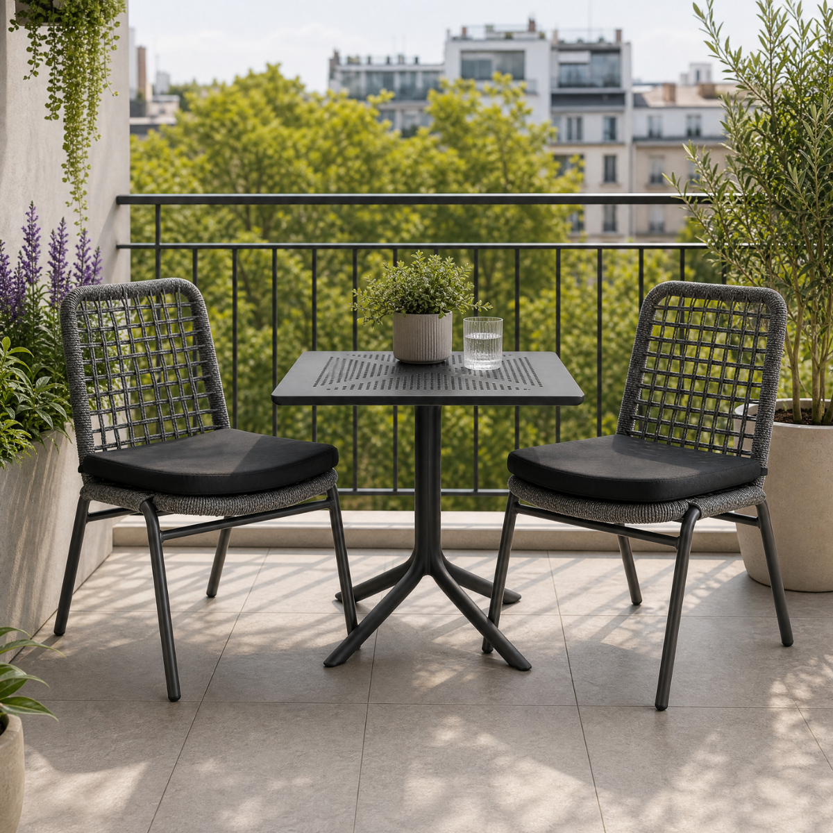DL FONZO / NARDI CLIP 70 Grey design Outdoor set