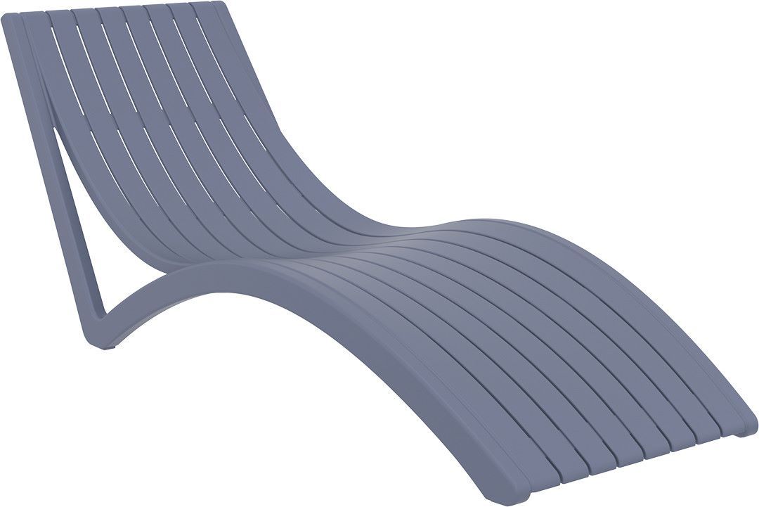 AT SLIM Grey design Sunbed/Lounger