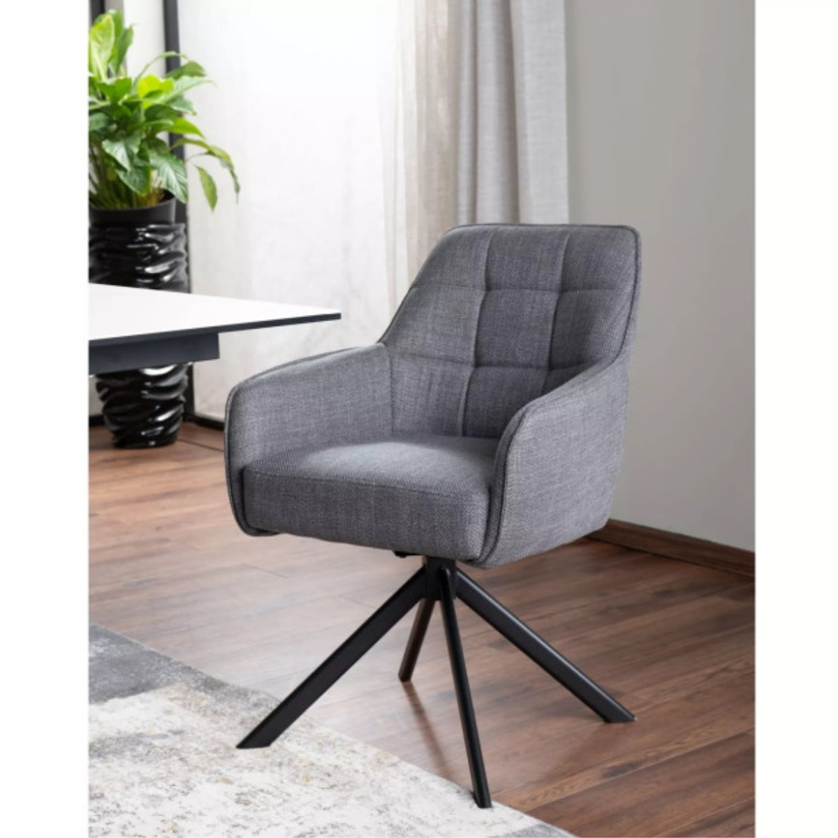 SI MONRO BJORN Grey design Indoor upholstered dining chair