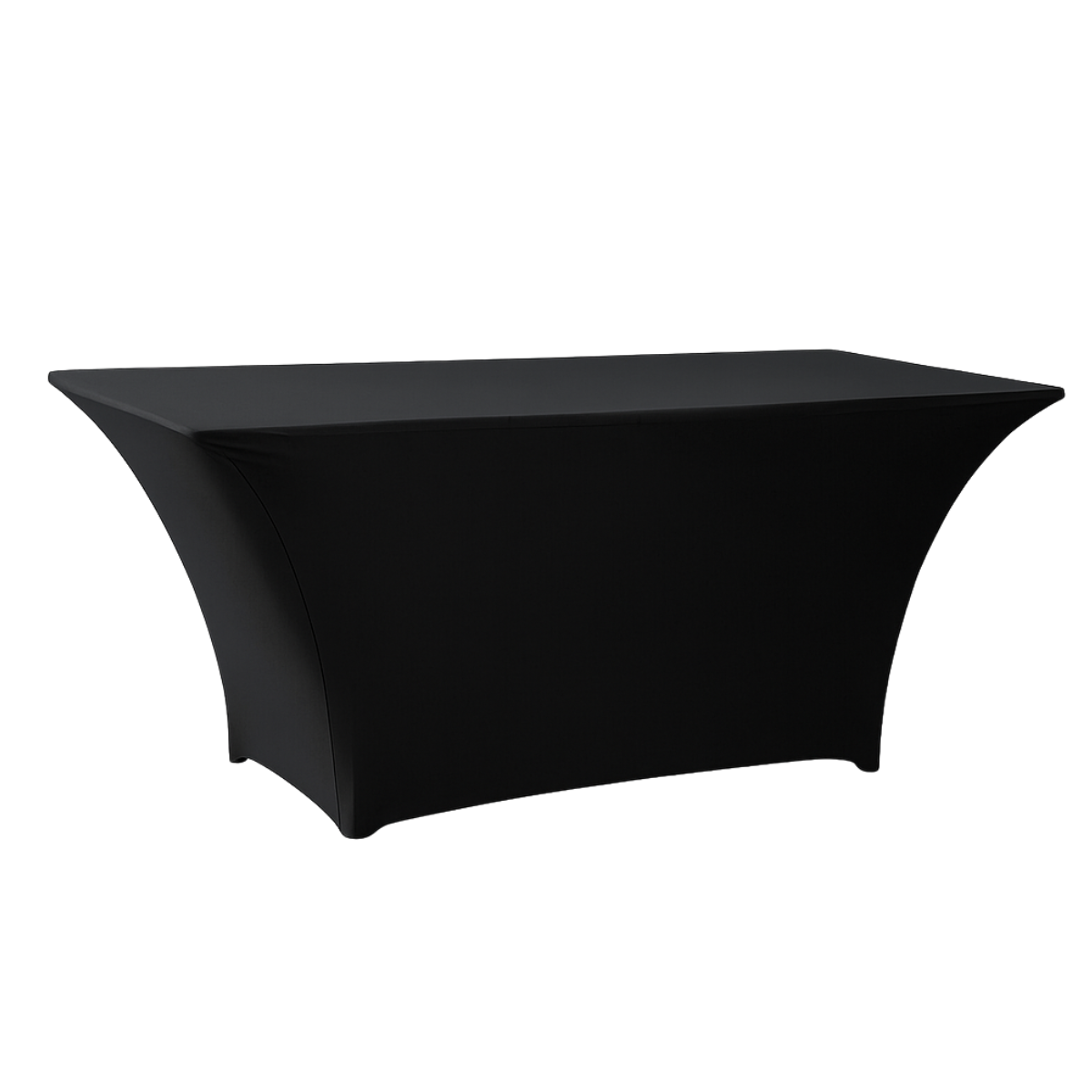 DL TABLE SPANDEX 180x80 Black classic Spandex covers