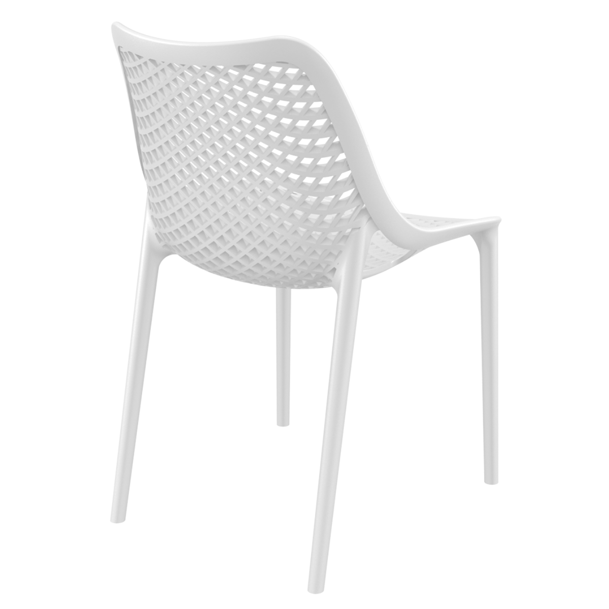ST AIR White modern Plastic garden chair