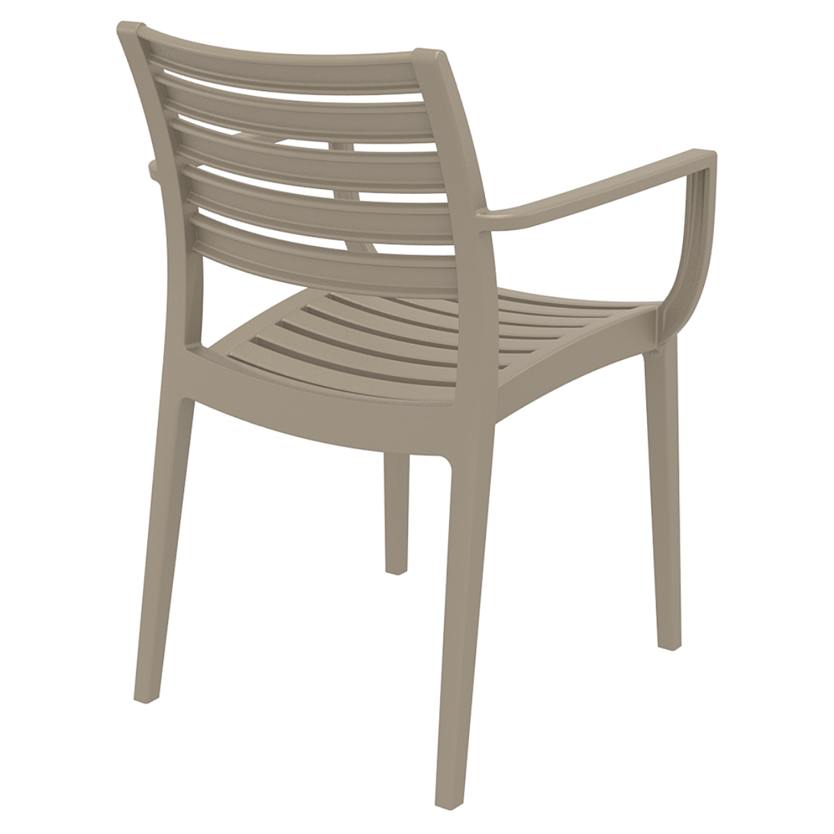 ST ARTEMIS Taupe design Plastic garden chair