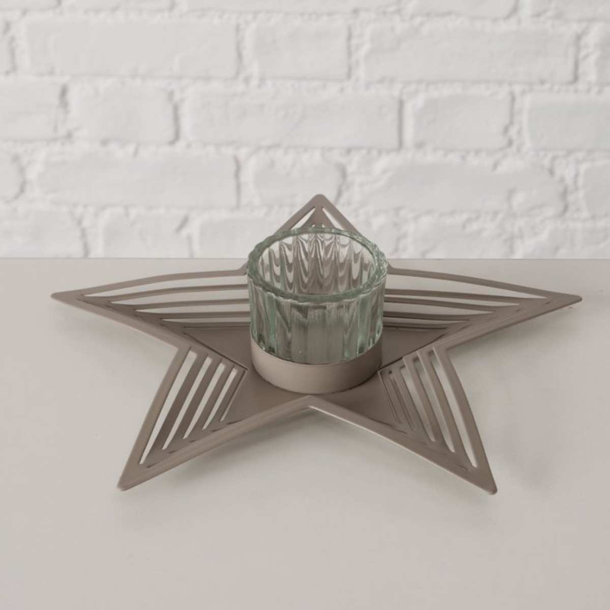 B SPARKLY Taupe design Table decor