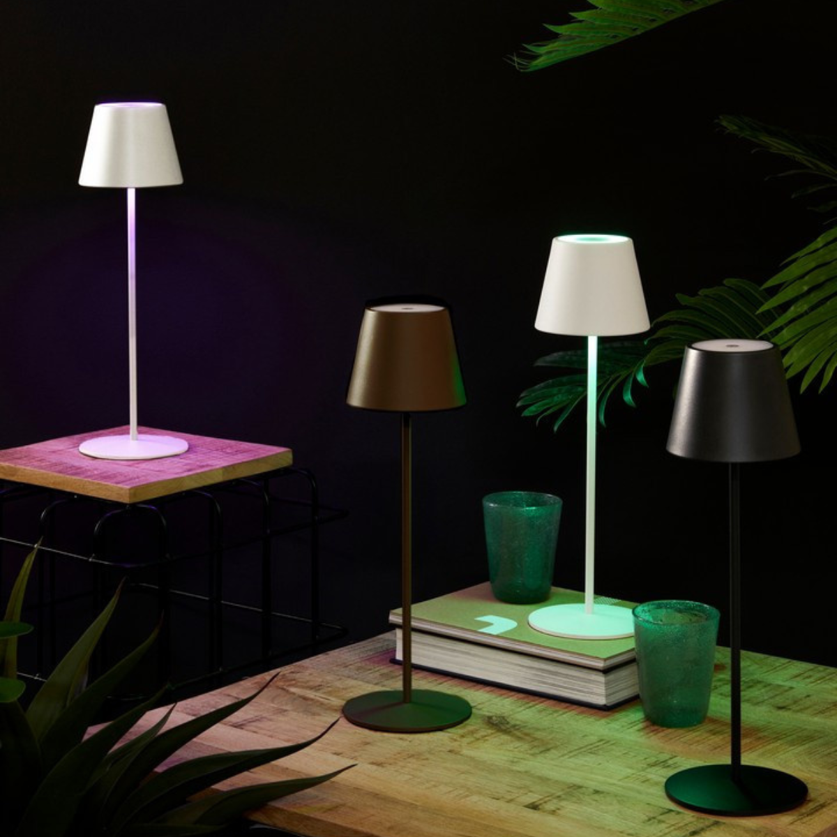 BT ANETTE MULTICOLOR White modern Table lamp