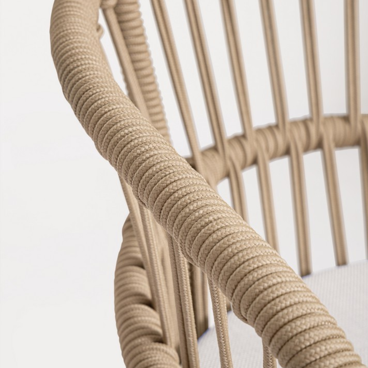 BT LASVEGAS Beige design Rattan bar stools