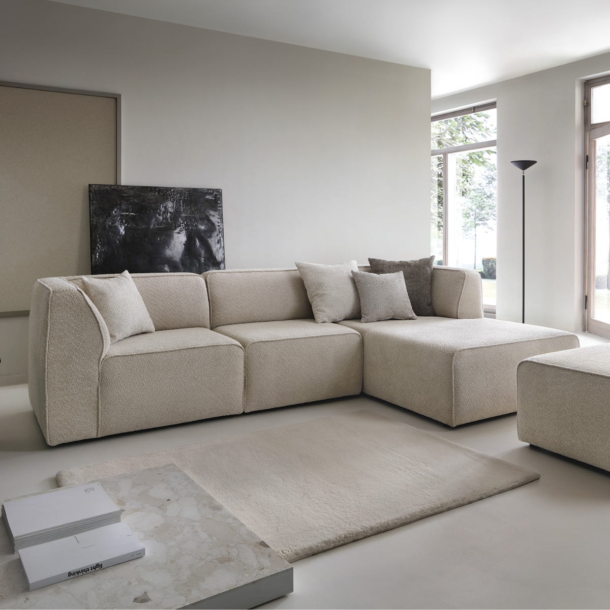 PZ BLISS Beige modern Indoor sofas