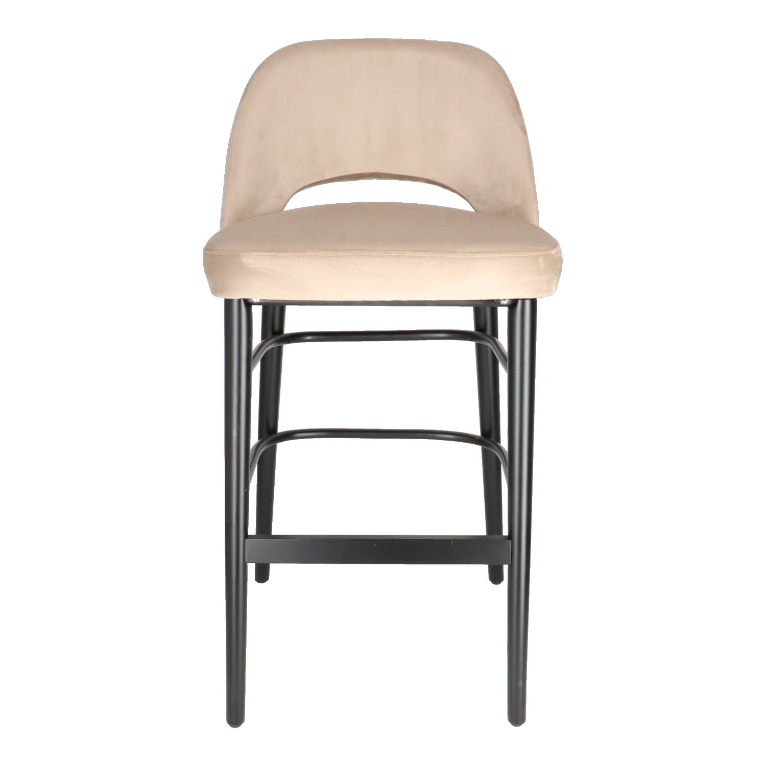 CT FANNY Beige design Upholstered bar stools