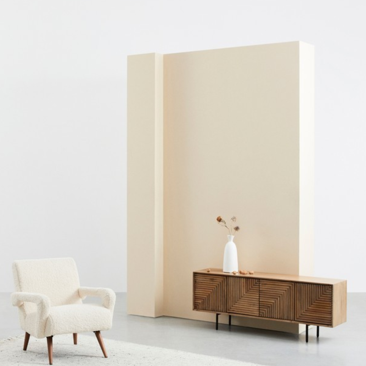 BT DAPHNE Natural elegant TV cabinet