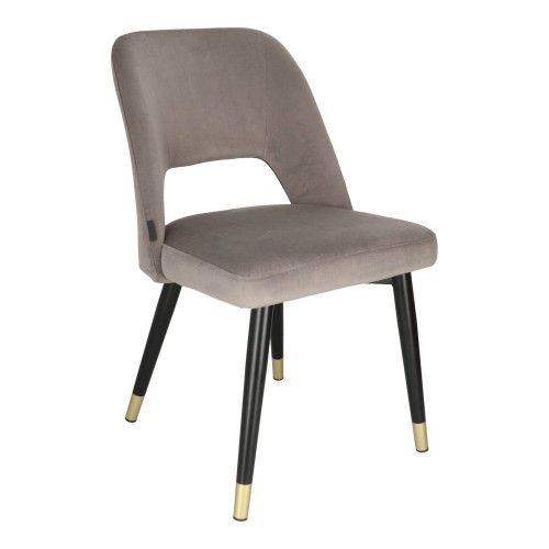 DL FANNY Grey elegant Upholstered chairs