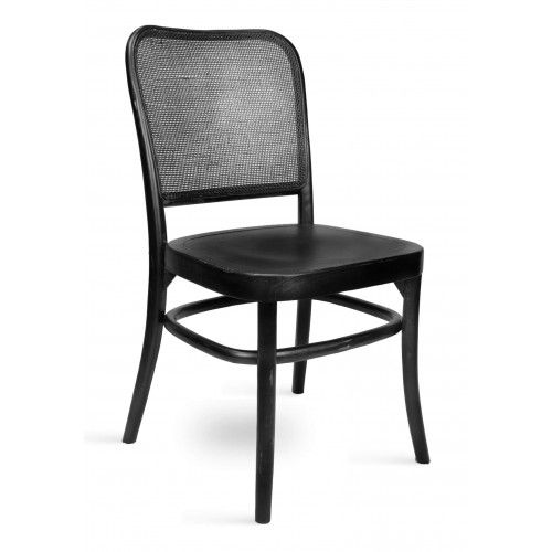 DL LUNGO Black vintage Wooden chairs