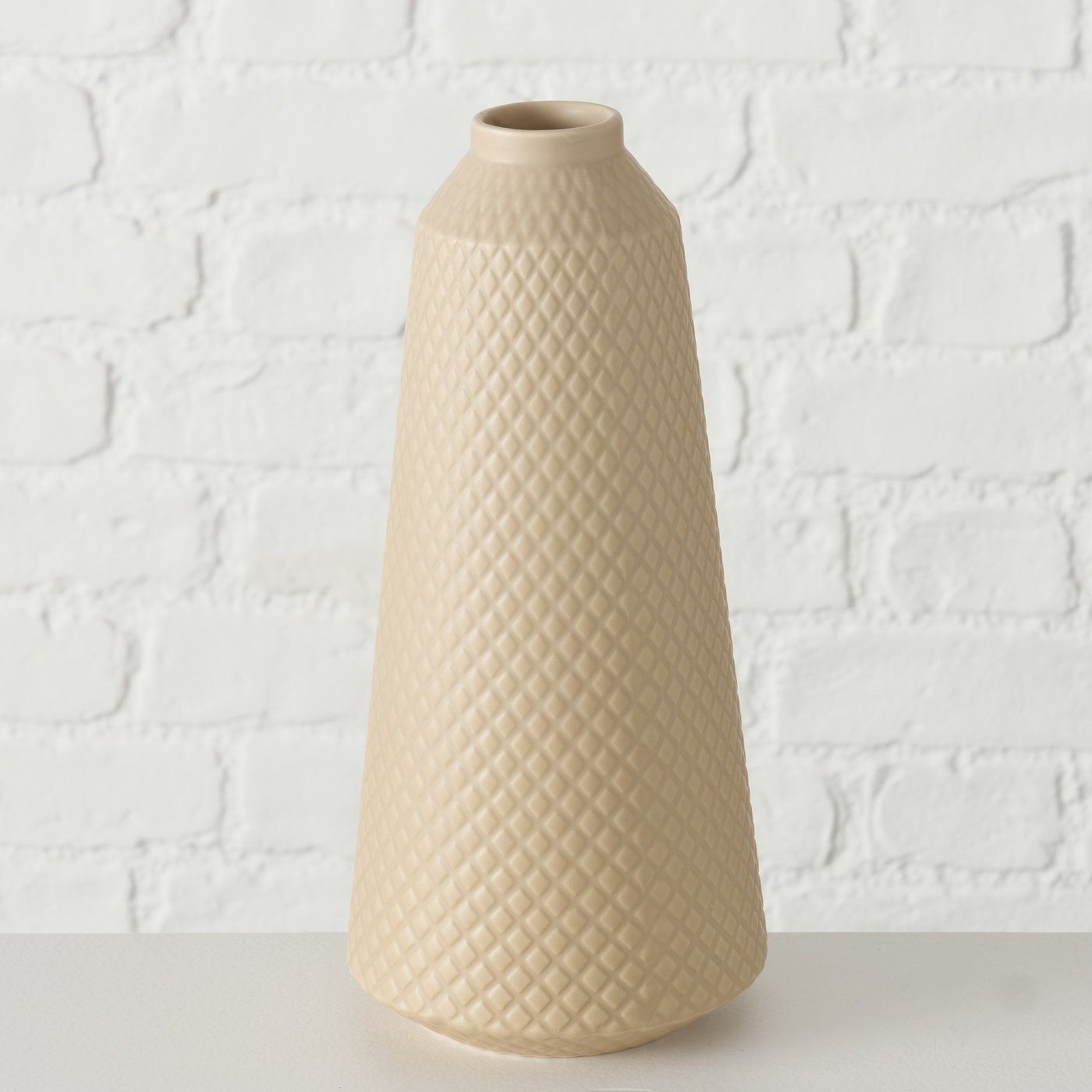 B MEDIVA VASE Beige modern Table decor
