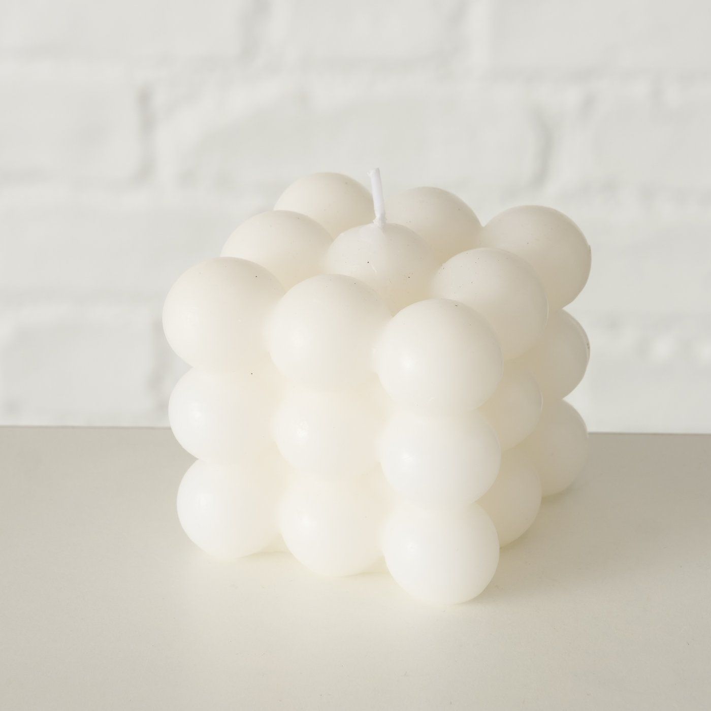 B CANDLE BOLLA White modern Table decor