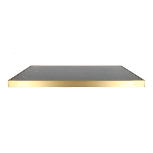 FT CERAMIC 70x70 Black elegant Decorated indoor tabletops