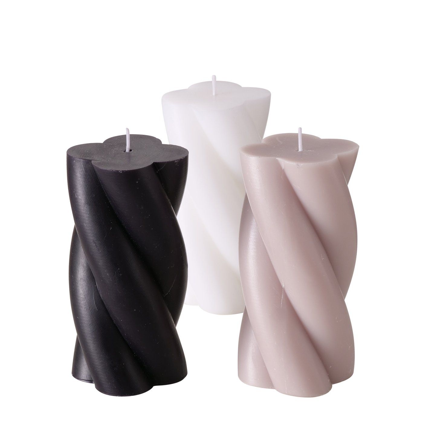 B TWISTER CANDLE SZETT Multiple colors modern Table decor