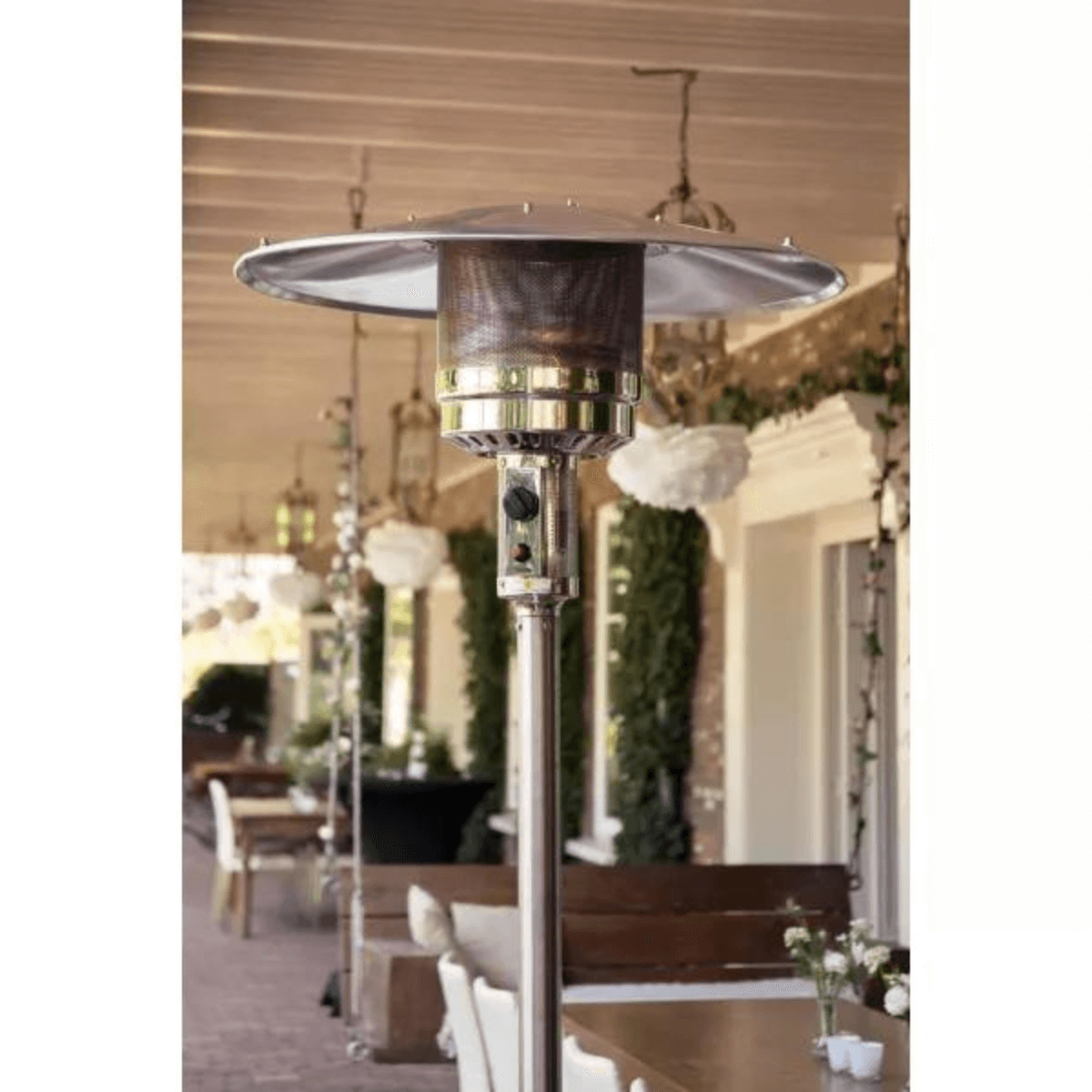 OT GASTONHEATER DISPLAY MODEL Silver classic Heater
