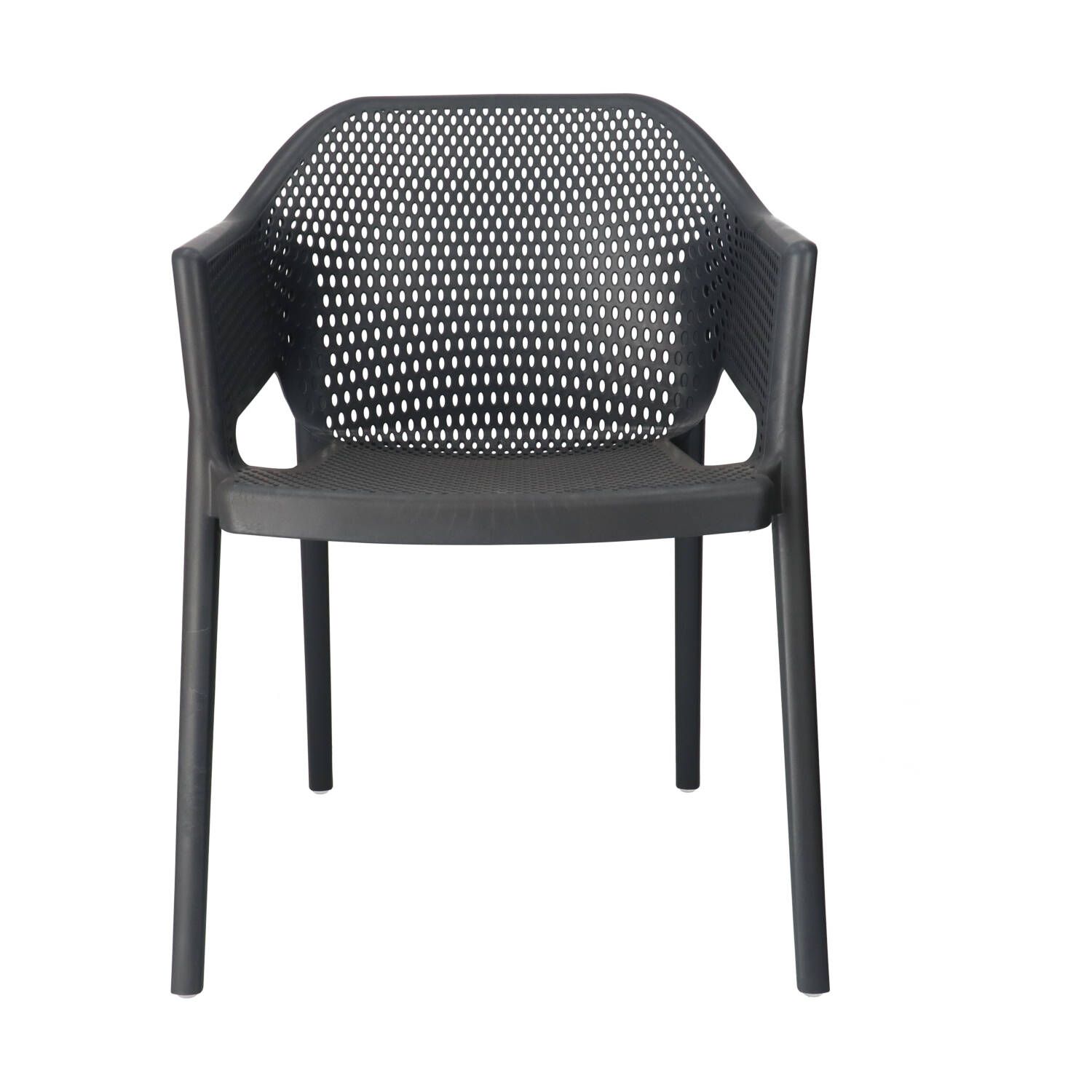 G MINUSH Grey minimalist Plastic outdoor chairs