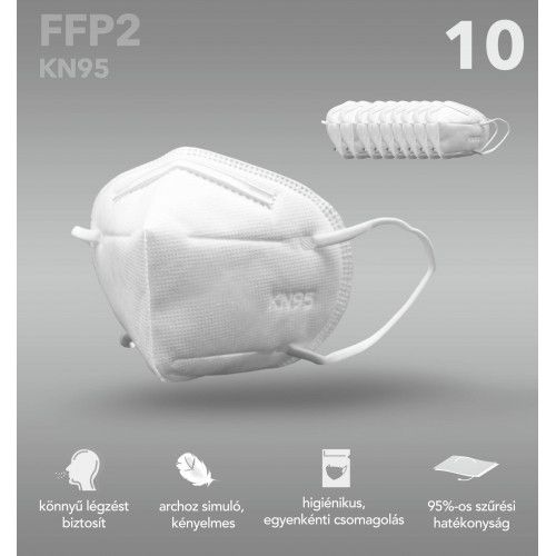 DW FACE MASK ADULT FFP2 White