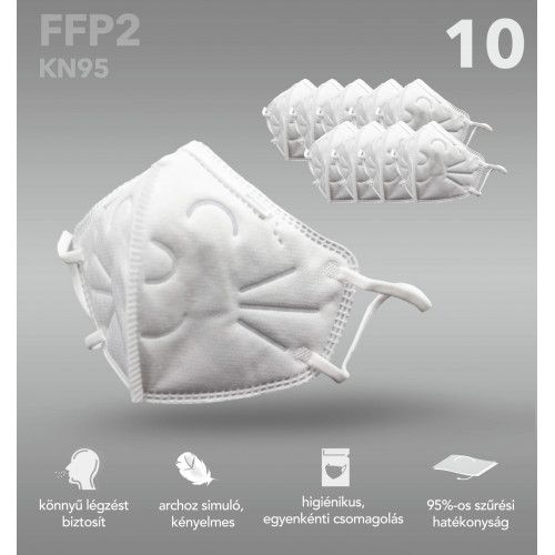DW FACE MASK KIDS FFP2 White Accessories