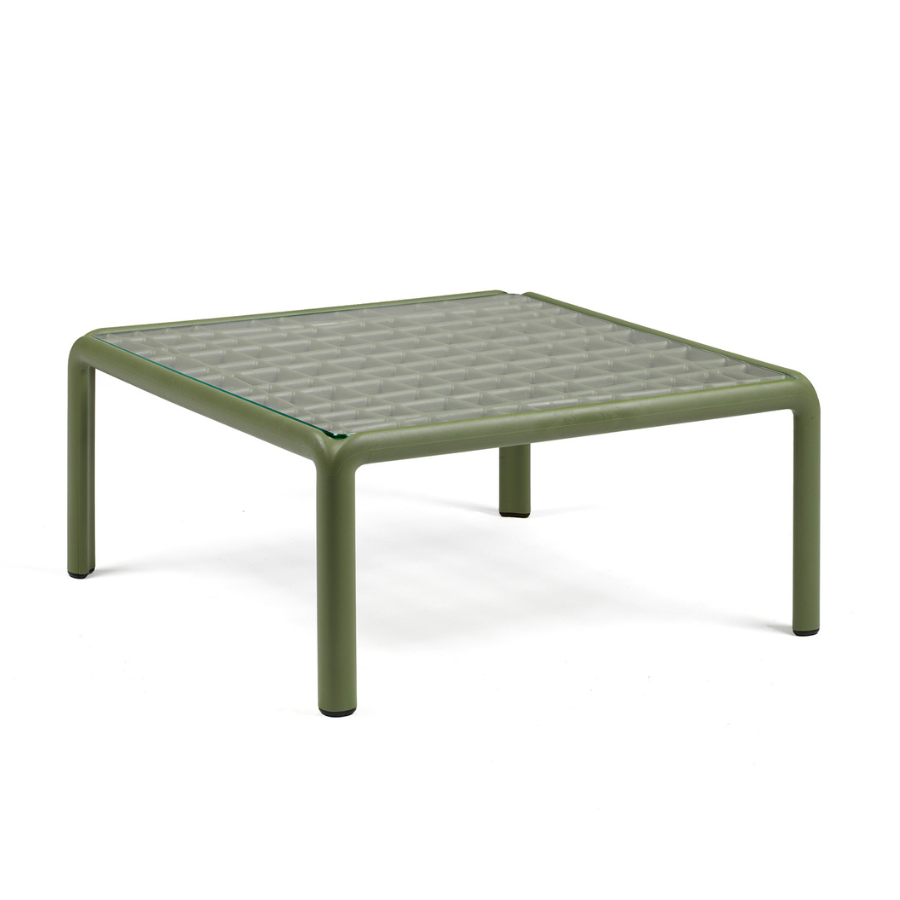 NARDI KOMODO TAVOLINO VERTO Green design Outdoor side tables