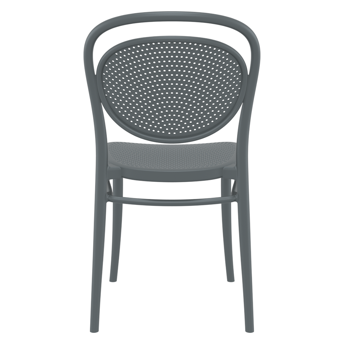 ST MARCEL Grey modern Plastic garden chair