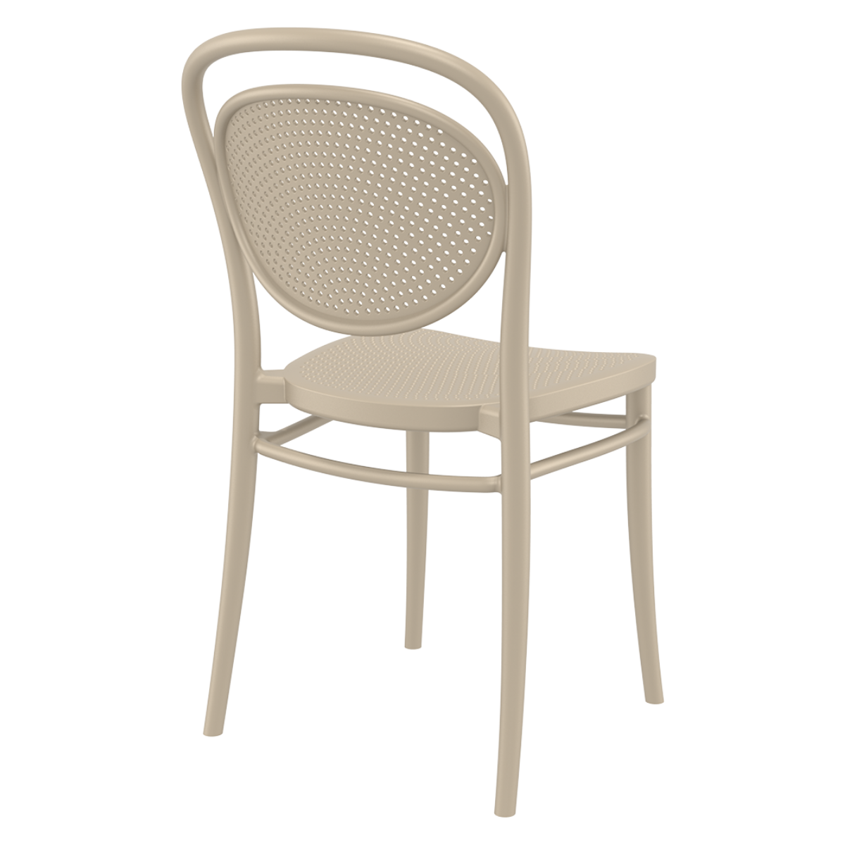 ST MARCEL Taupe modern Plastic garden chair