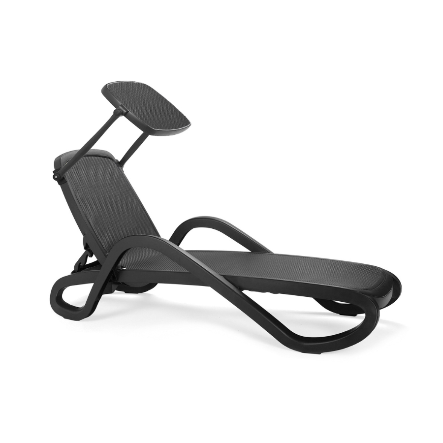 NARDI ALFA Grey classic Plastic sun loungers