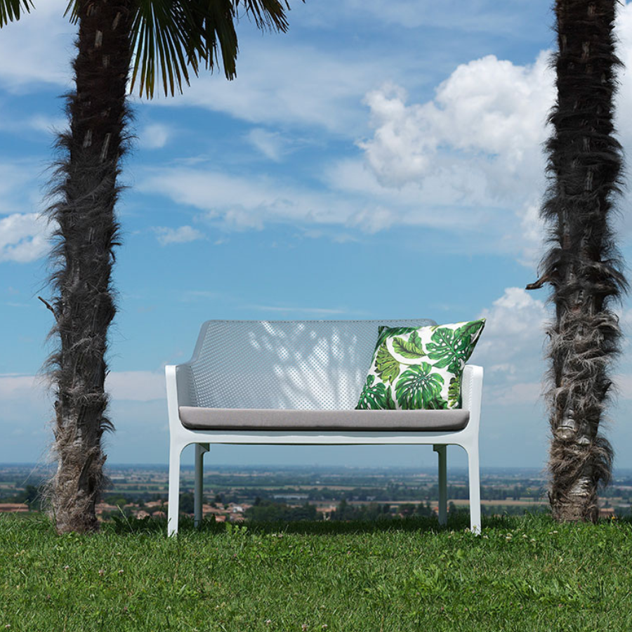 NARDI NET BENCH White modern Outdoor benches