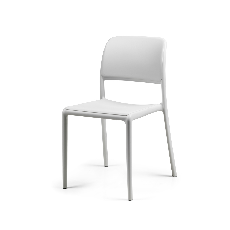NARDI RIVA BISTROT White minimalist Plastic outdoor chairs