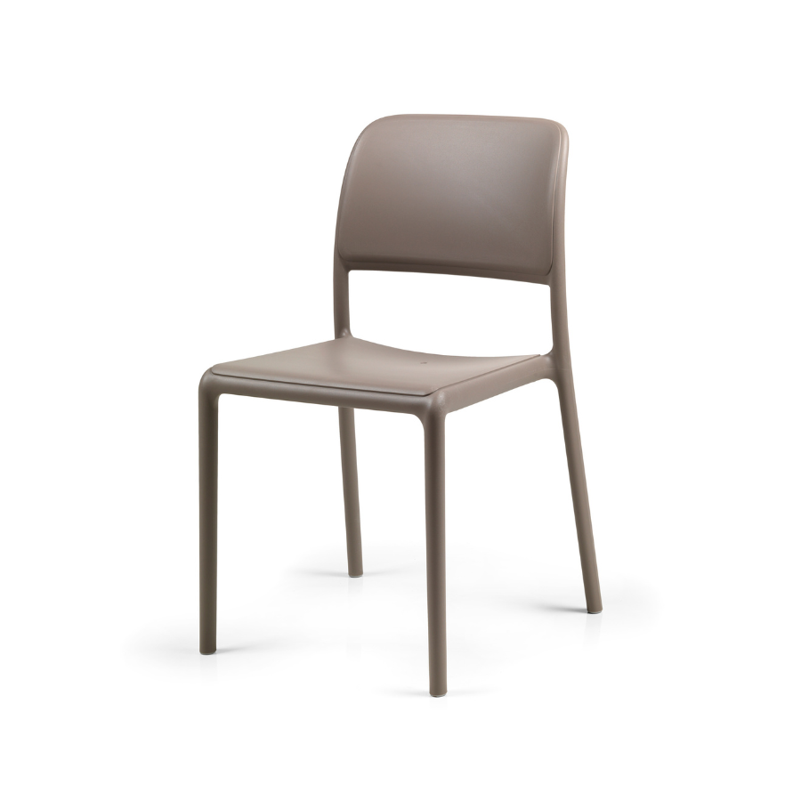 NARDI RIVA BISTROT Taupe minimalist Plastic outdoor chairs