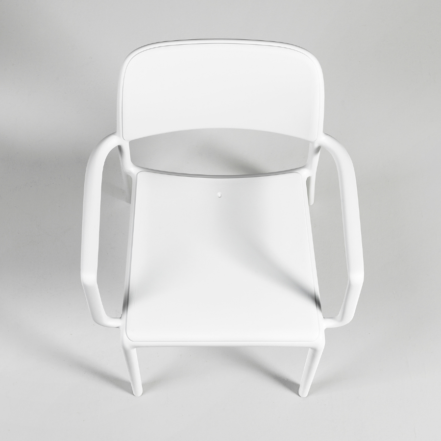 NARDI RIVA White classic Plastic outdoor chairs