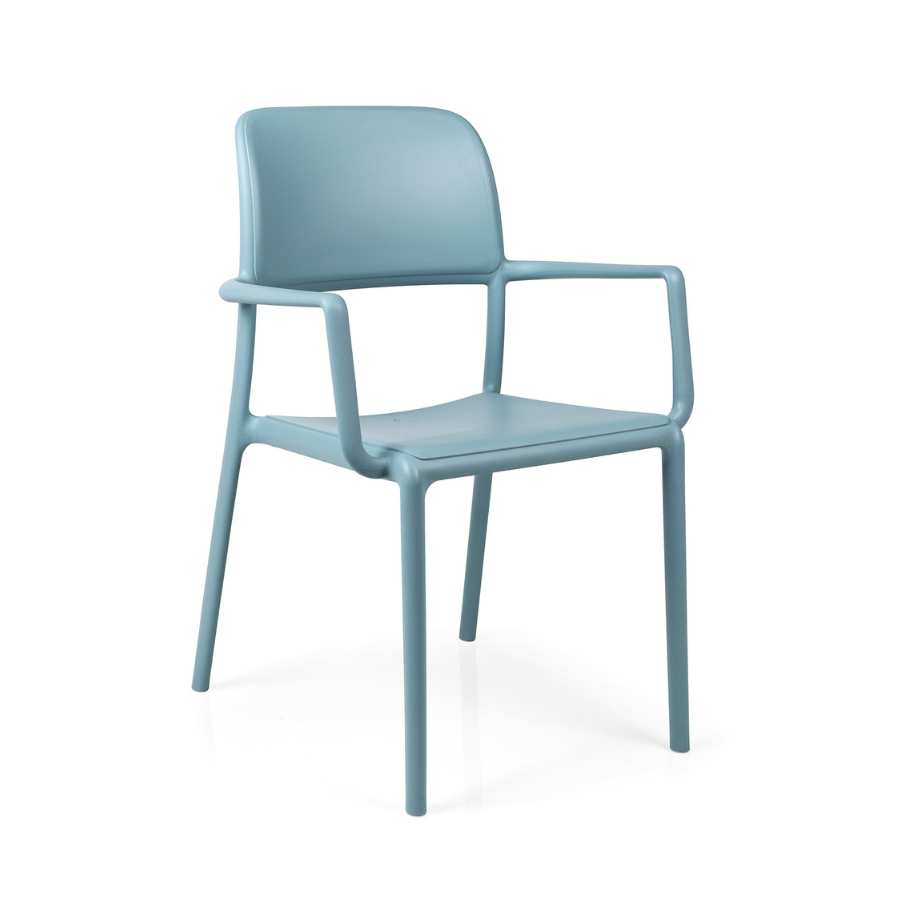 NARDI RIVA Blue classic Plastic outdoor chairs