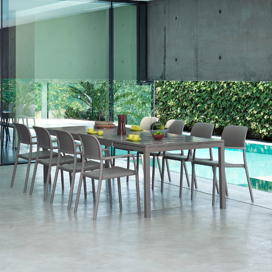 NARDI RIVA Taupe classic Plastic outdoor chairs