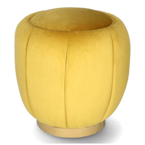 NI LEGUS Yellow elegant Poufs and footstools