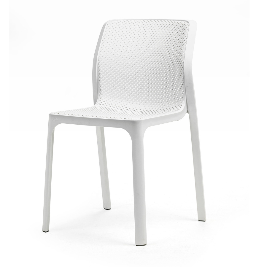 NARDI BIT White minimalist Plastic outdoor chairs
