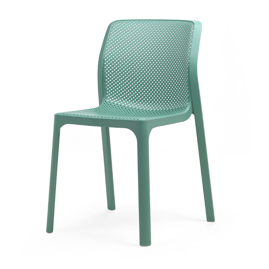 NARDI BIT Turquoise minimalist Plastic outdoor chairs