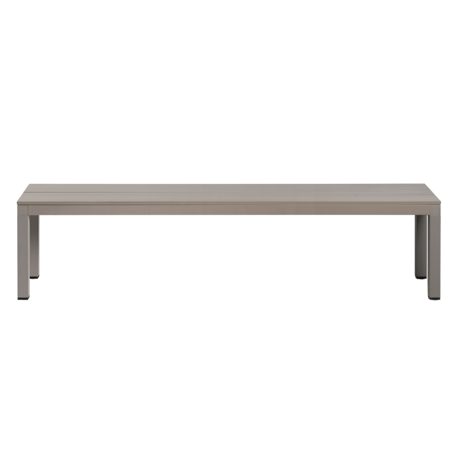 NARDI RIO BENCH ALU Taupe minimalist Outdoor benches