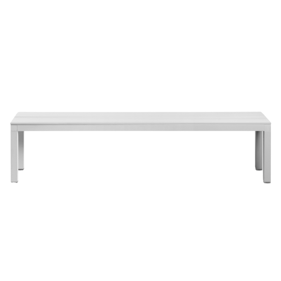 NARDI RIO BENCH ALU White minimalist Outdoor benches
