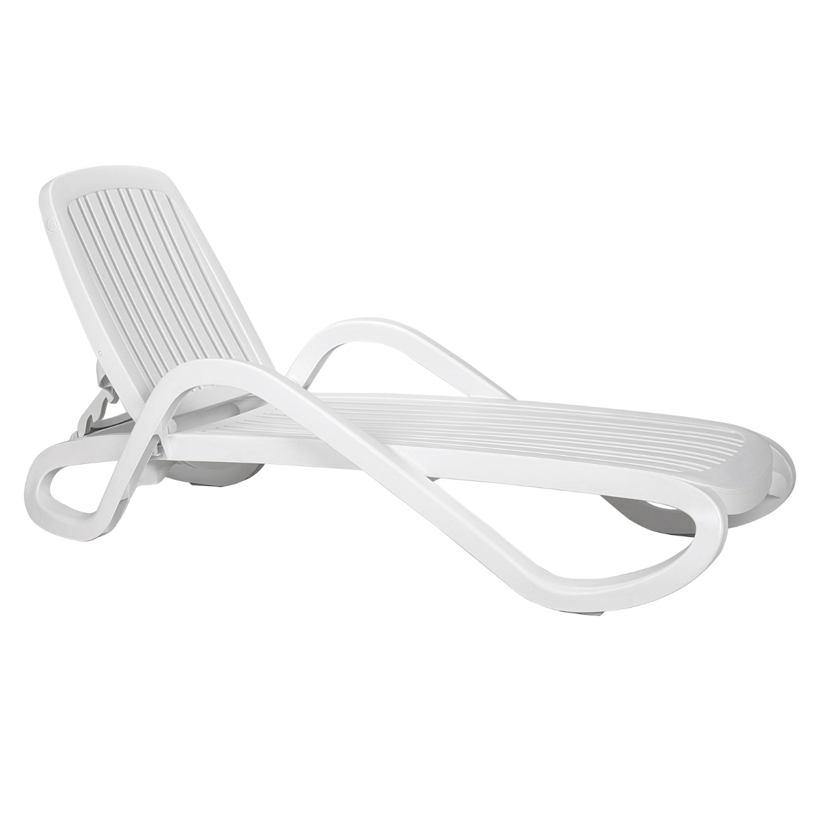 NARDI EDEN White design Plastic sun loungers