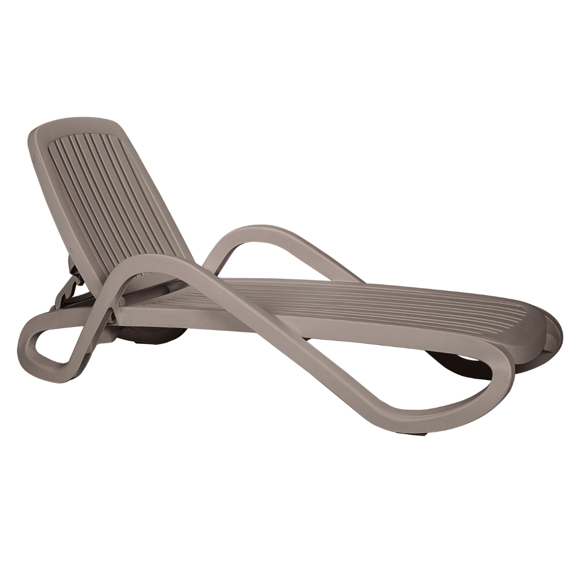NARDI EDEN Taupe design Plastic sun loungers