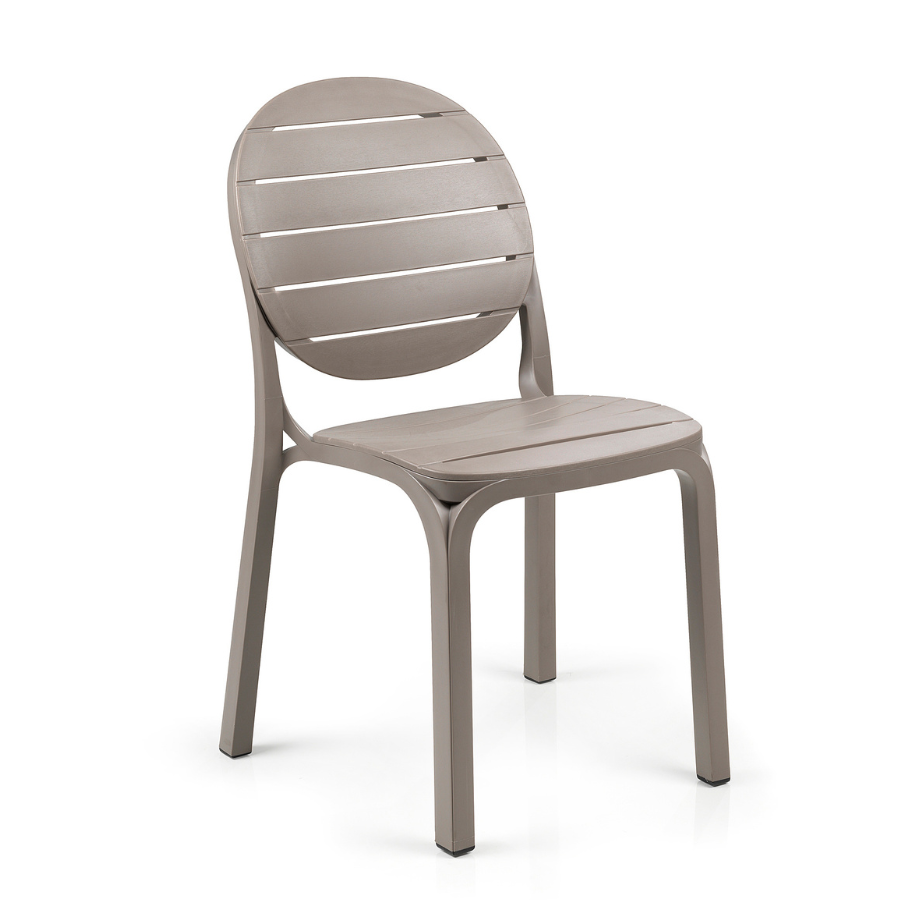 NARDI ERICA Beige design Plastic outdoor chairs