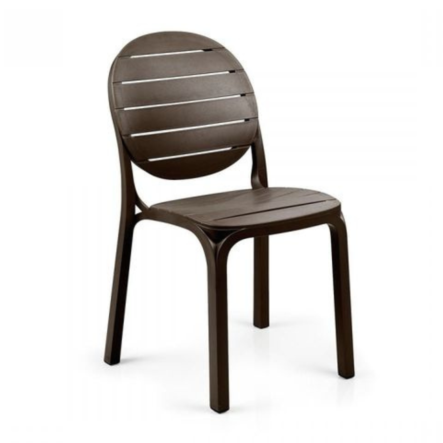 NARDI ERICA Brown design Plastic outdoor chairs