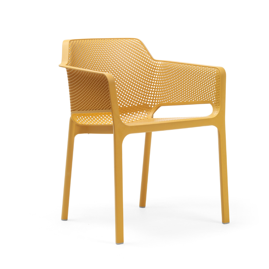 NARDI NET Yellow design Plastic outdoor chairs