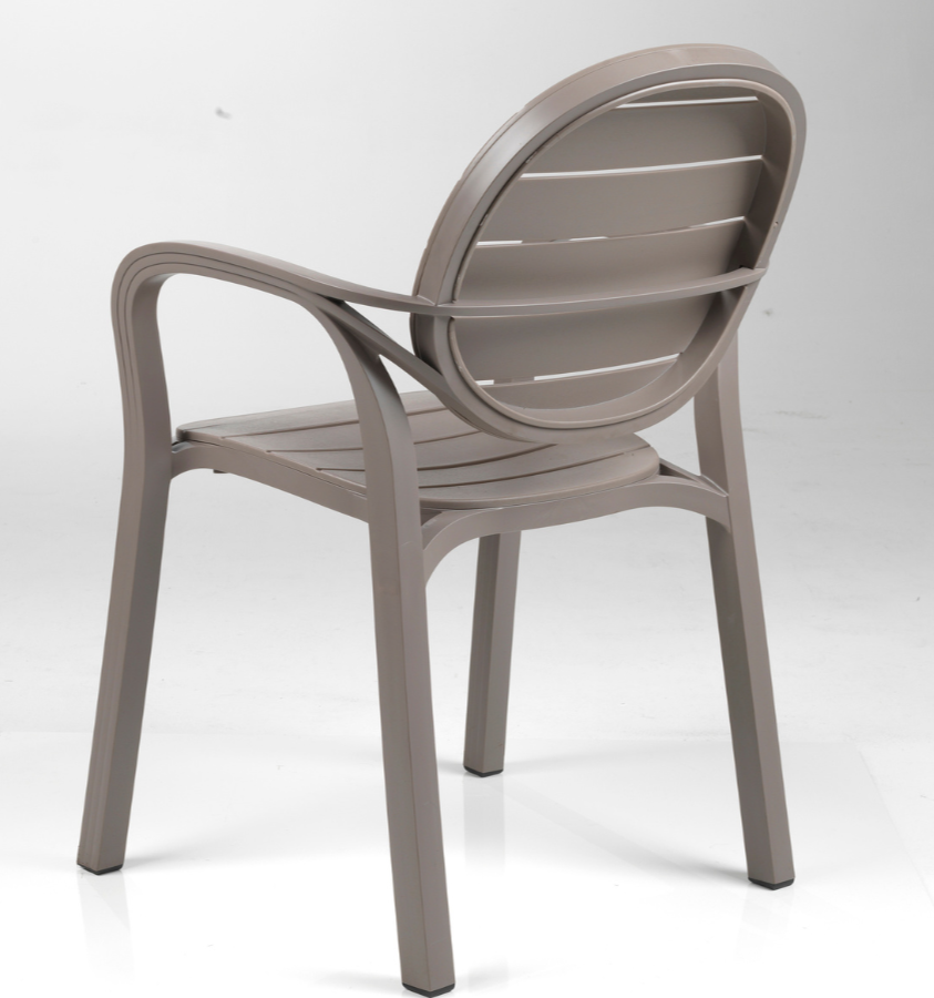 NARDI PALMA Taupe modern Plastic outdoor chairs