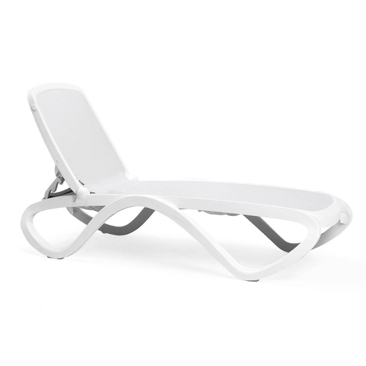 NARDI OMEGA White classic Plastic sun loungers