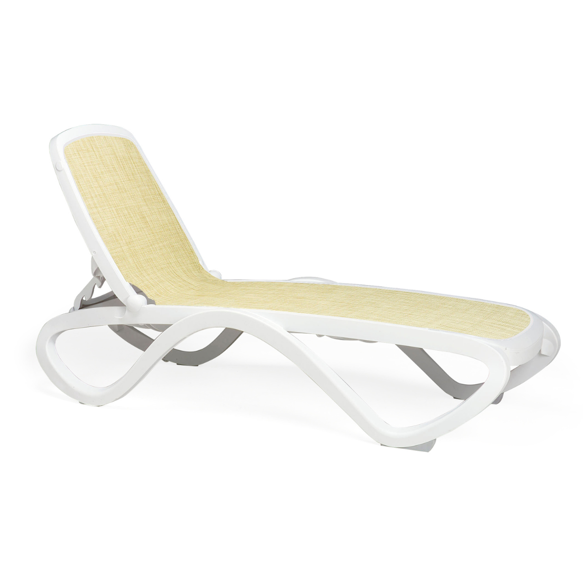 NARDI OMEGA White classic Plastic sun loungers